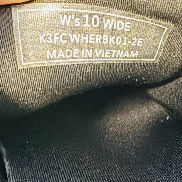 Kizik Shoes Womens 10 Black Brisbane Slip On Sneakers Lace Up Mesh Hands Free - Picture 12 of 13